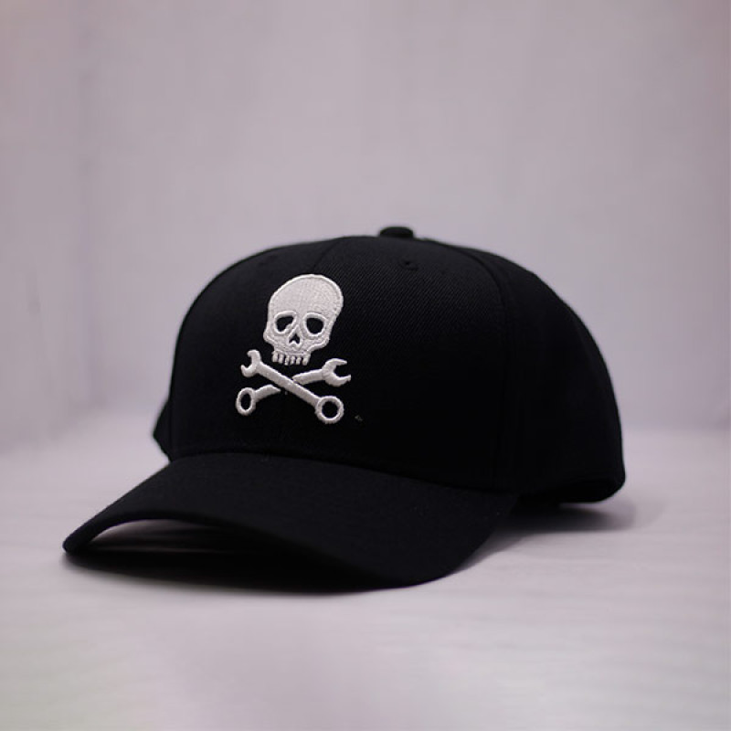 Skull Black Cap