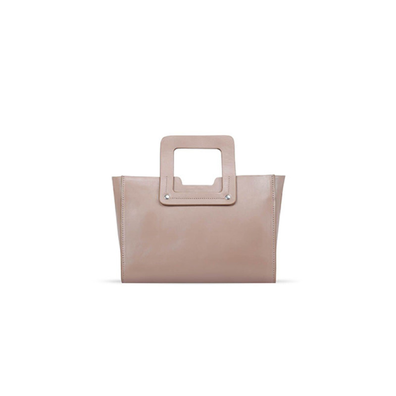 Square Leather Handbag