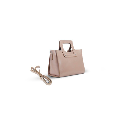 Square Leather Handbag