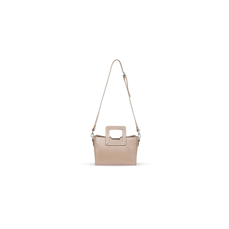 Square Leather Handbag