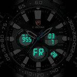 CHEETAH CH1611 BOTZ Y - Men's Black and Red Digital Sports Watch