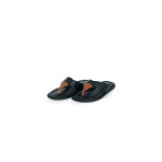 Mens Black Leather Sandal