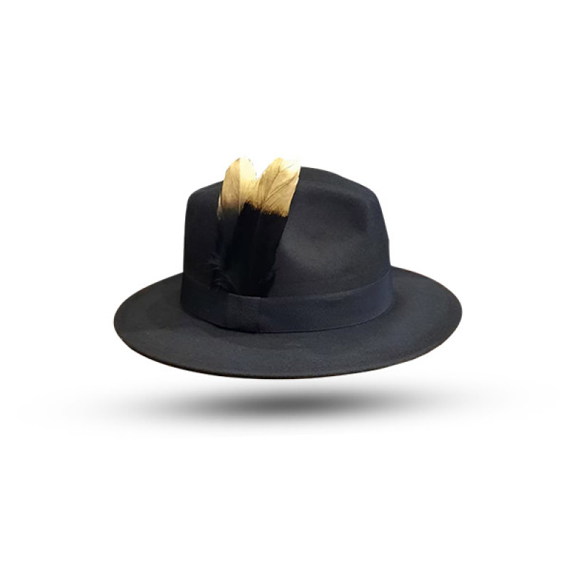 Exclusive Black Hat With Feather