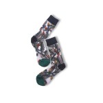 Mid Calf Transparent Floral Socks