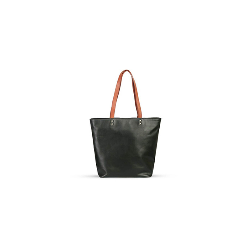 Valentine Tag Leather Tote Bag