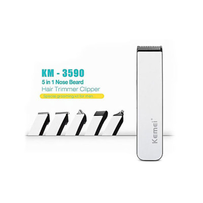 Kemei KM-3590 5 In 1 Multi-Function Hair Clipper And Trimmer