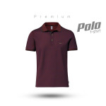 Premium Elite Edition Double PK Cotton Polo- Marron