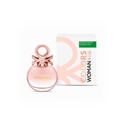 Benetton Colors Rose For Her EDT 80 ML Spray