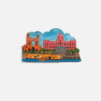 Fridge Magnet ''Old Dhaka''