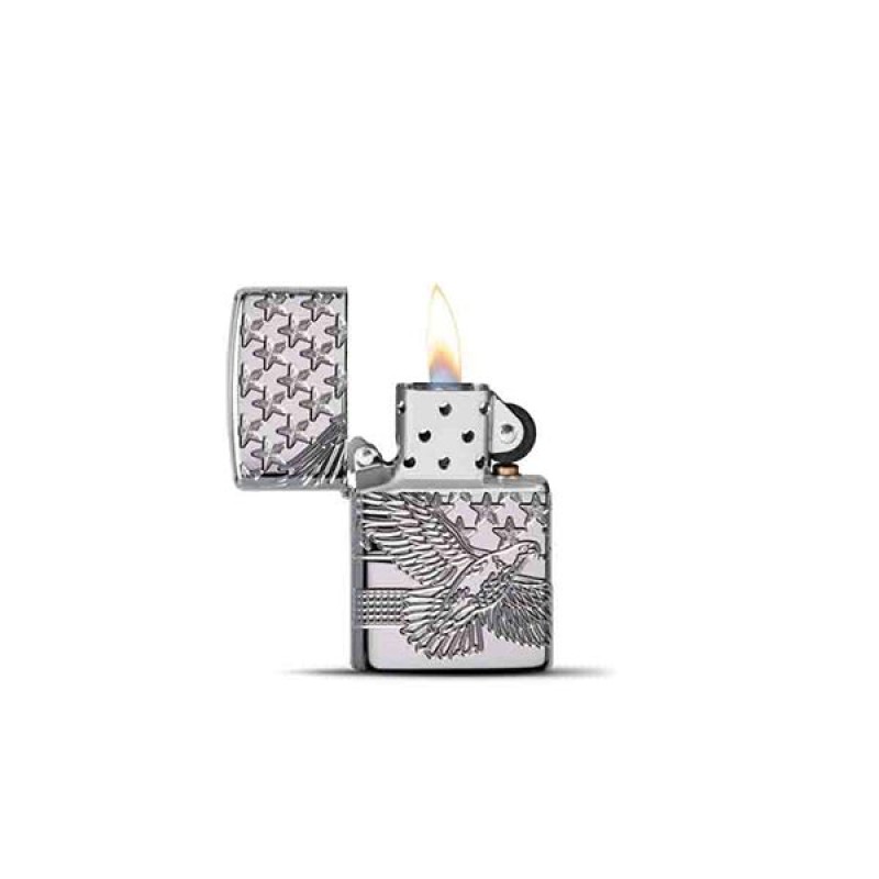 PATRIOTIC DESIGN ZIPPO