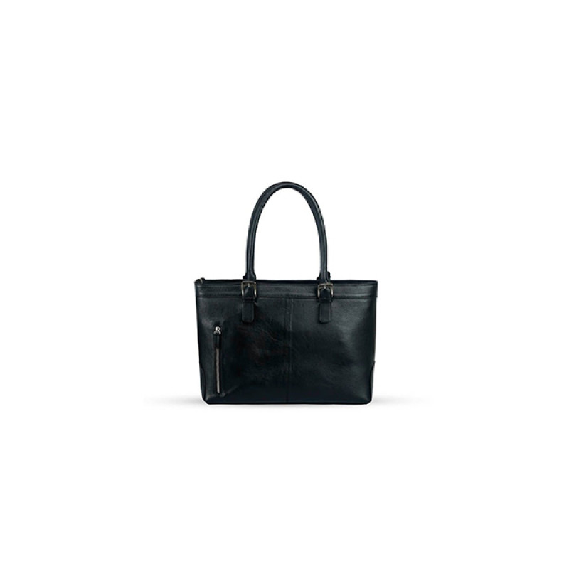 Women Executive Coach Leather Tote Bag