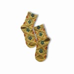 Mid Calf Flower Socks Eas-02