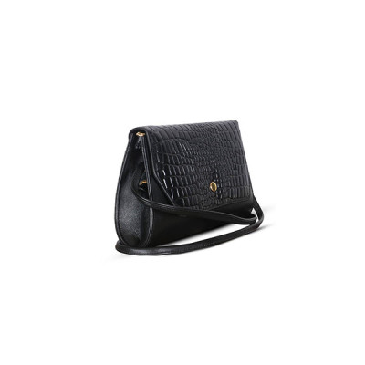 Slick Croco-Design Ladies Handbag