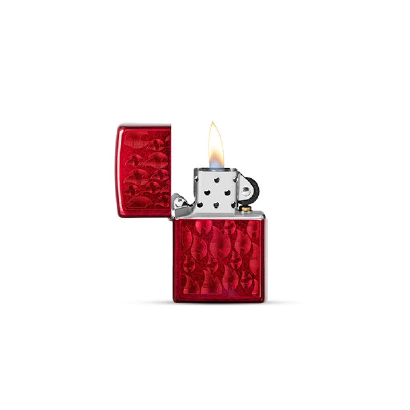 Iced Zippo Flame Design