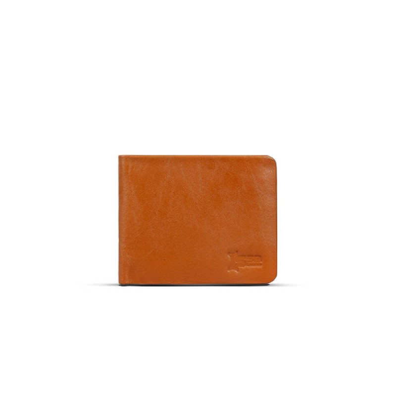 Light Brown Leather Slim Wallet