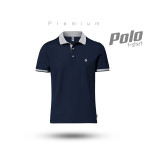 Fabrilife Single Jersey Knitted Cotton Polo - Navy