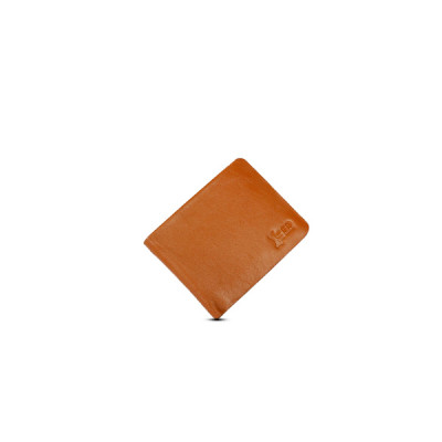 Light Brown Leather Slim Wallet