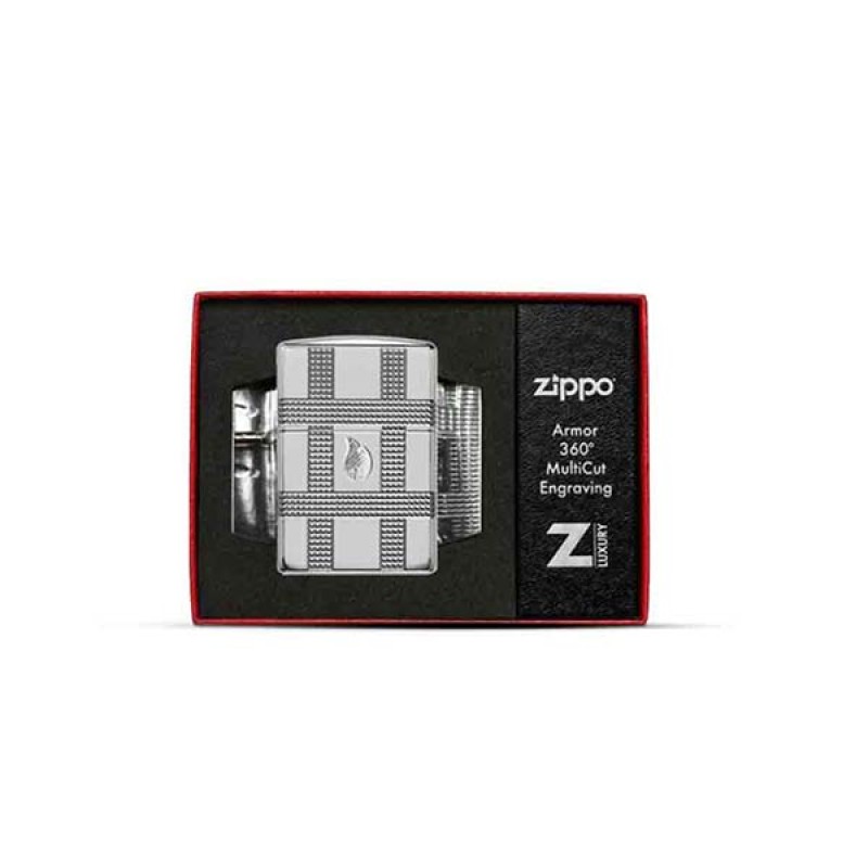 GEOMETRIC DESIGN ZIPPO