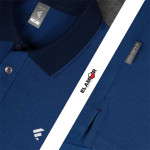 Single Jersey Knitted Cotton Polo - Royal Blue