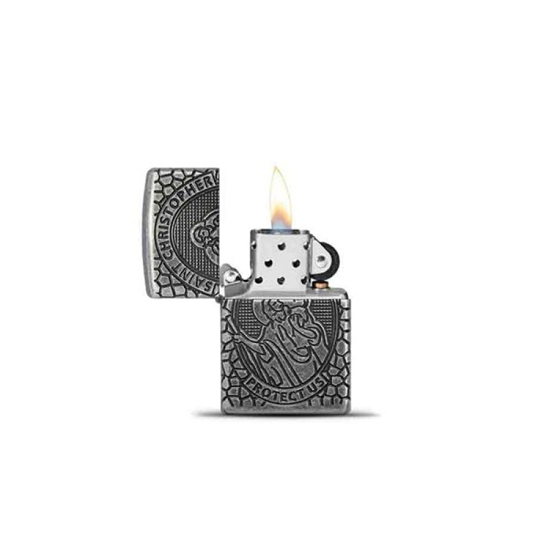 ST. CHRISTOPHER MEDAL DESIGN ZIPPO