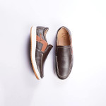 Mocassin Casual	Brown Shoe-RMS-09-DBR