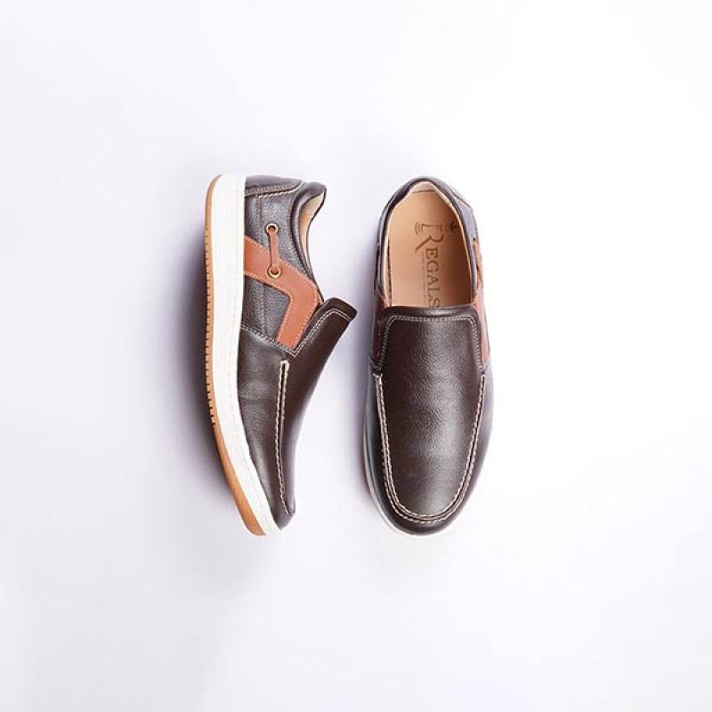 Mocassin Casual	Brown Shoe-RMS-09-DBR