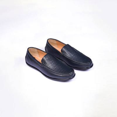 Mocassin Casual	Blue Shoe-RMS-12-BLUE