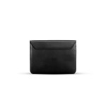 Black Ralphy Premium Leather Laptop Sleeve