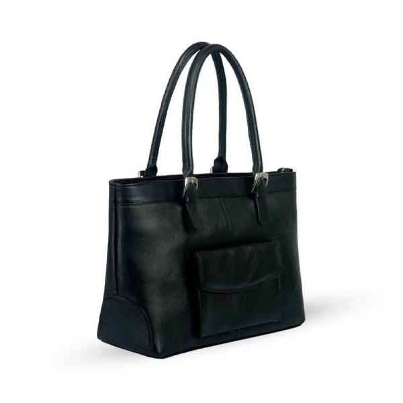 Women Executive Coach Leather Tote Bag