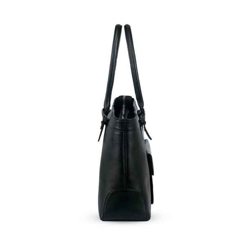 Women Executive Coach Leather Tote Bag