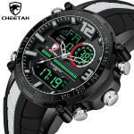 CHEETAH CH1612 BLAZE - Men's Colorful Sports Watch - Gray