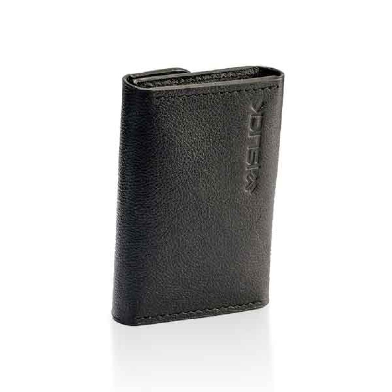 Black Leather Card Holder