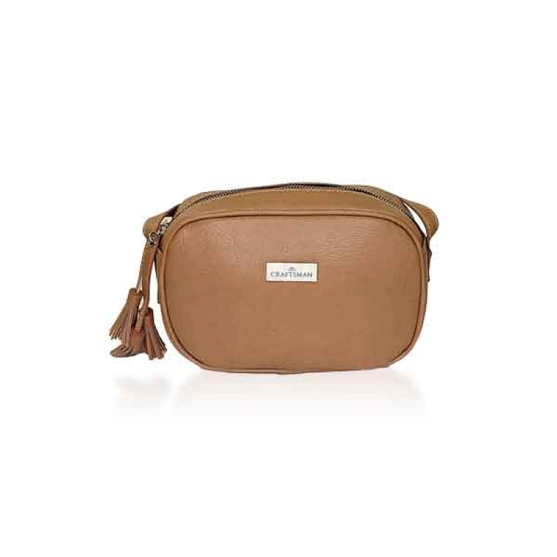 Ladies Crossbody Beige Bag