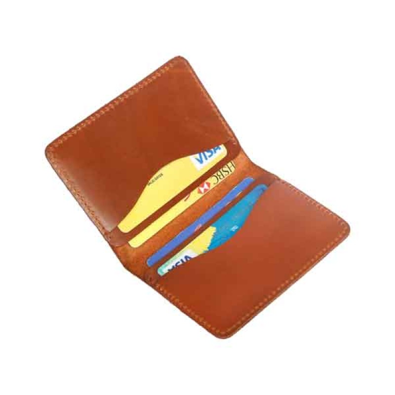 Leather Brown Card Holder Wallet