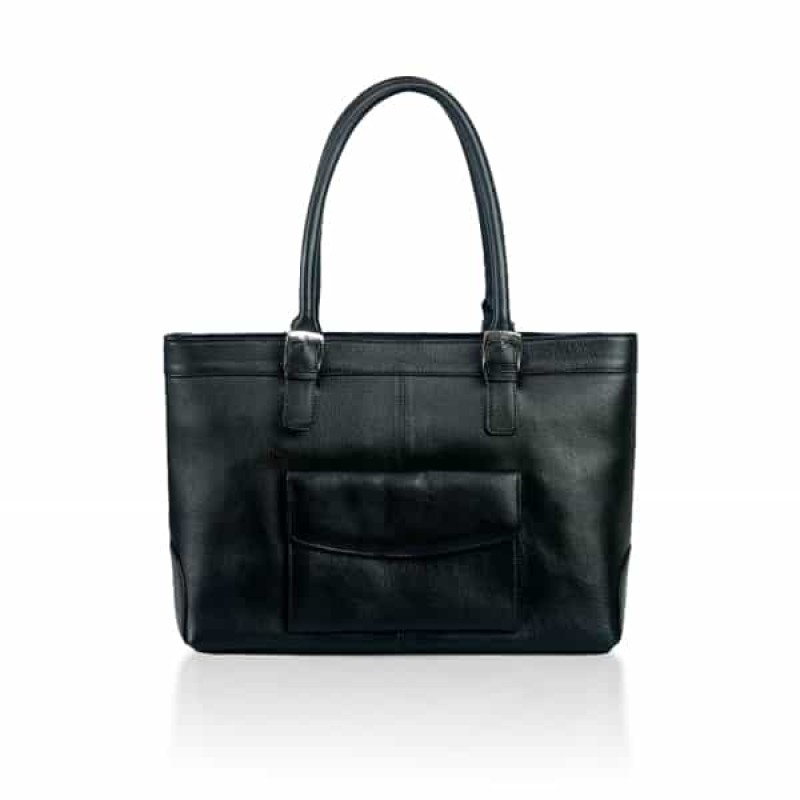 Women Executive Coach Leather Tote Bag