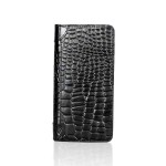 Croco design Leather Long Wallet