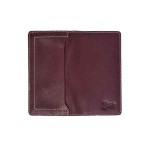 Semi Long Chocolate Leather Wallet