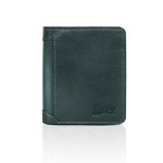 Antique Green Short Leather Wallet