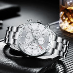 CHEETAH CH1613 CROWN - Men's Luxury Watch - Silver White