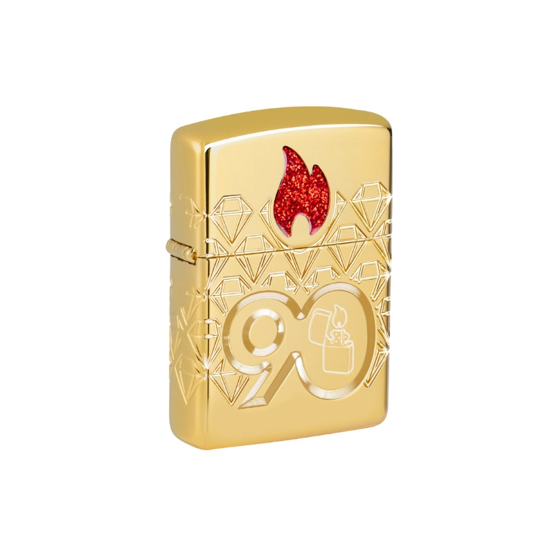 Zippo 90th Anniversary Limited Edition– Gold Plated