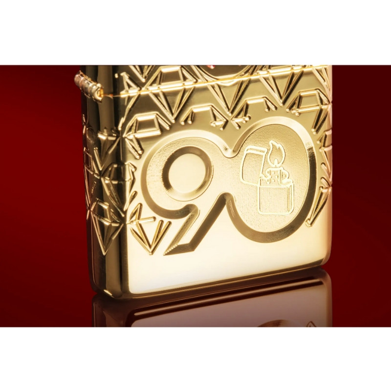 Zippo 90th Anniversary Limited Edition– Gold Plated