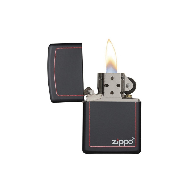 Classic Black and Red Zippo