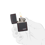 Classic Black and Red Zippo