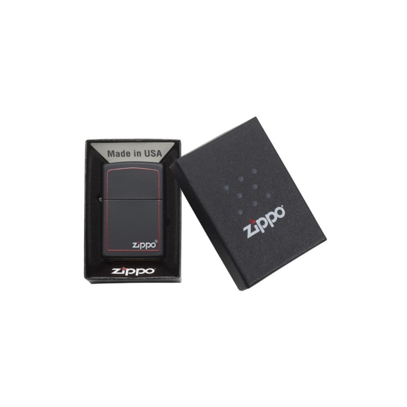 Classic Black and Red Zippo