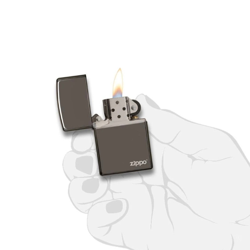 Classic Black Ice® Zippo Logo